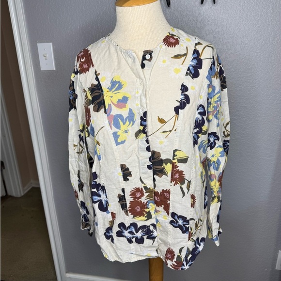 Floral Print Women's Top - Picture 1 of 5